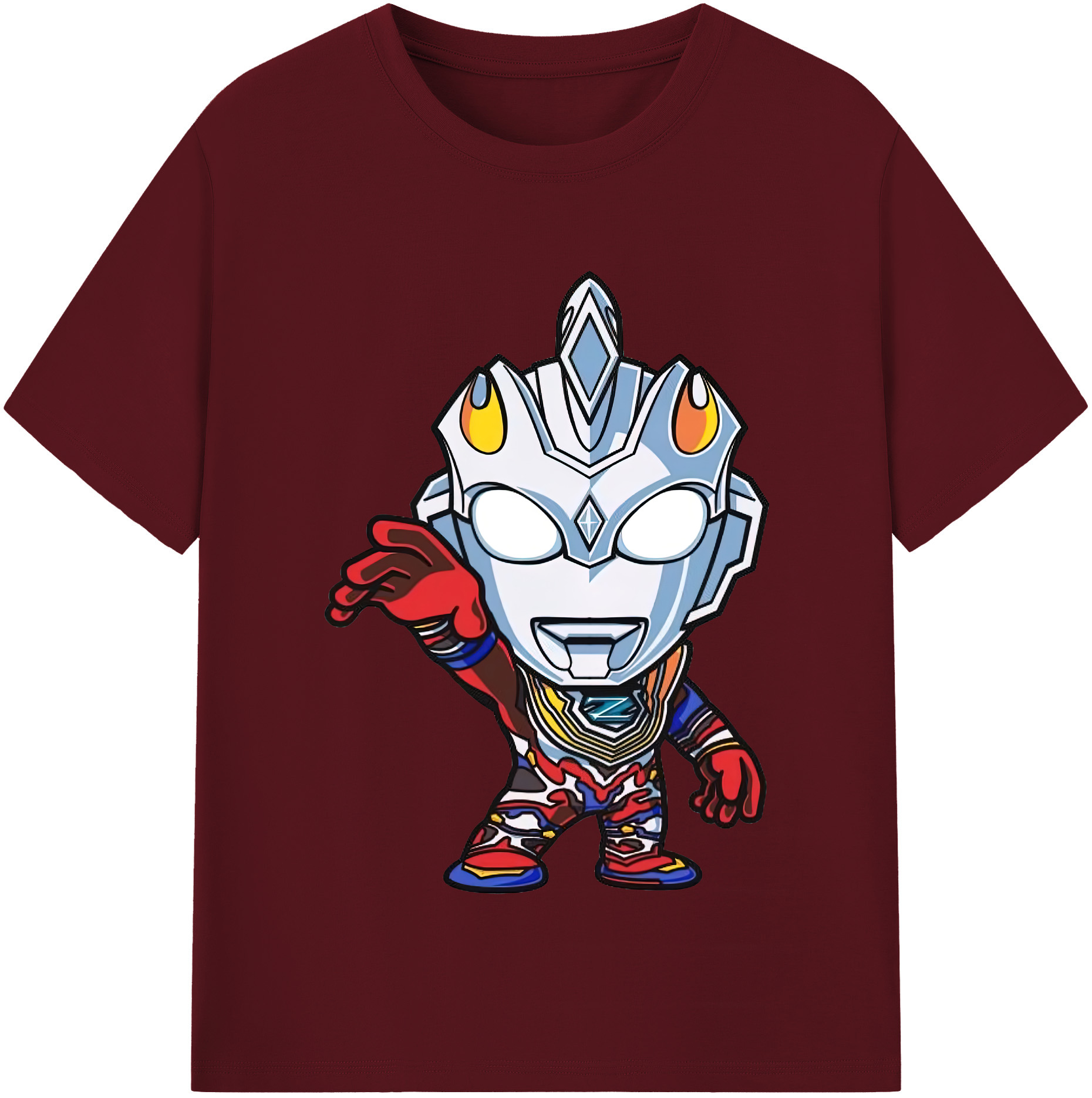 （画像用） ウルトラマン Ultraman 綿100％半袖Tシャツ（フロントプリント）